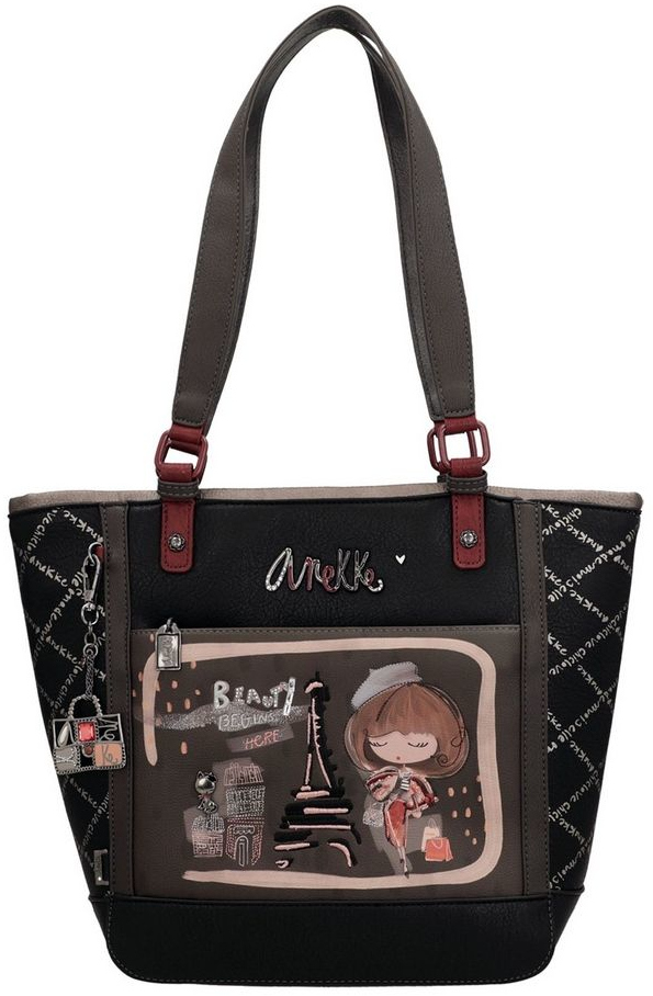 Anekke 'Mademoiselle' Damenshoppertasche braun/beige
