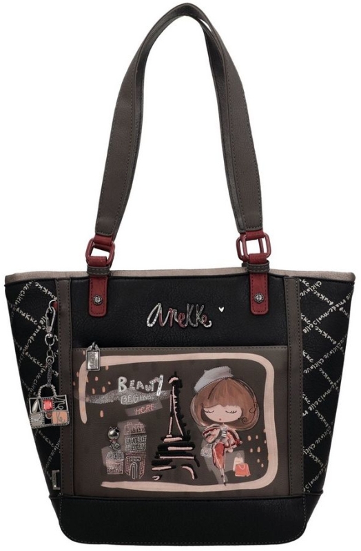 Anekke 'Mademoiselle' Damenshoppertasche braun/beige