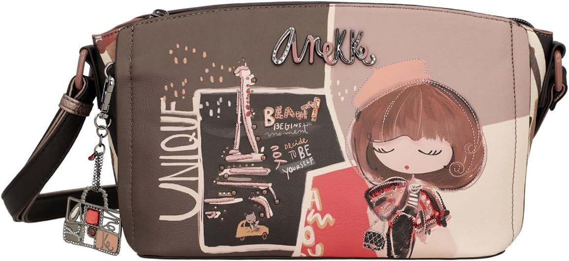 Anekke 'Mademoiselle' Schultertasche braun