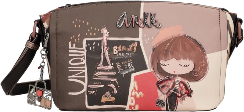 Anekke 'Mademoiselle' Schultertasche braun