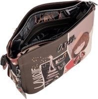 Anekke 'Mademoiselle' Schultertasche braun
