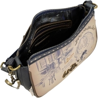 Anekke 'Mademoiselle' Damenschultertasche beige