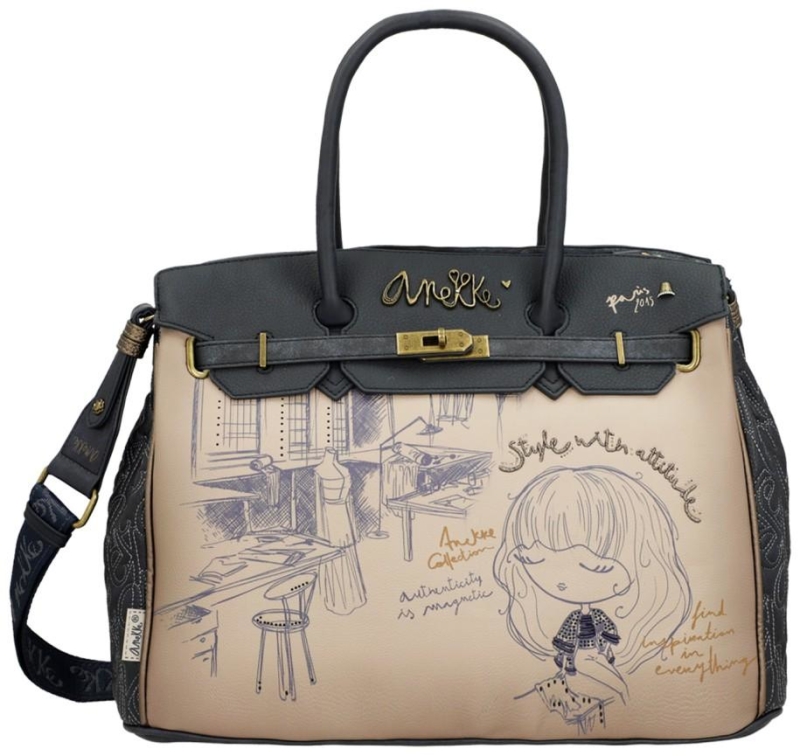 Anekke 'Mademoiselle' Shoppertasche beige