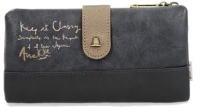 Anekke 'Mademoiselle' Damenlangbörse beige/blau