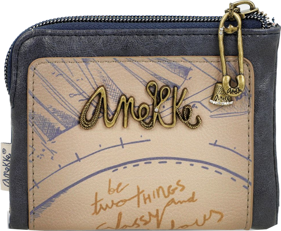 Anekke 'Mademoiselle' Damenbörse beige/blau
