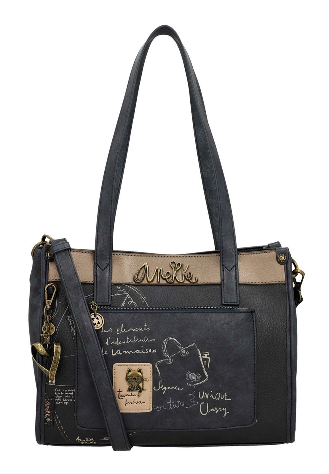 Anekke 'Mademoiselle' Damenschoppertasche blau