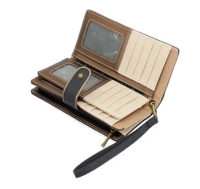 Anekke 'Mademoiselle' Damenlangbörse beige/blau