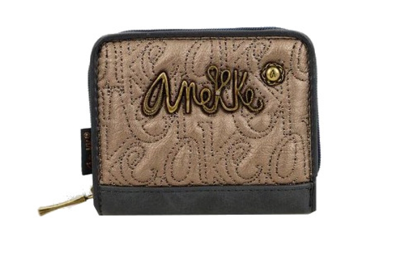 Anekke 'Mademoiselle' Damenbörse klein beige/blau