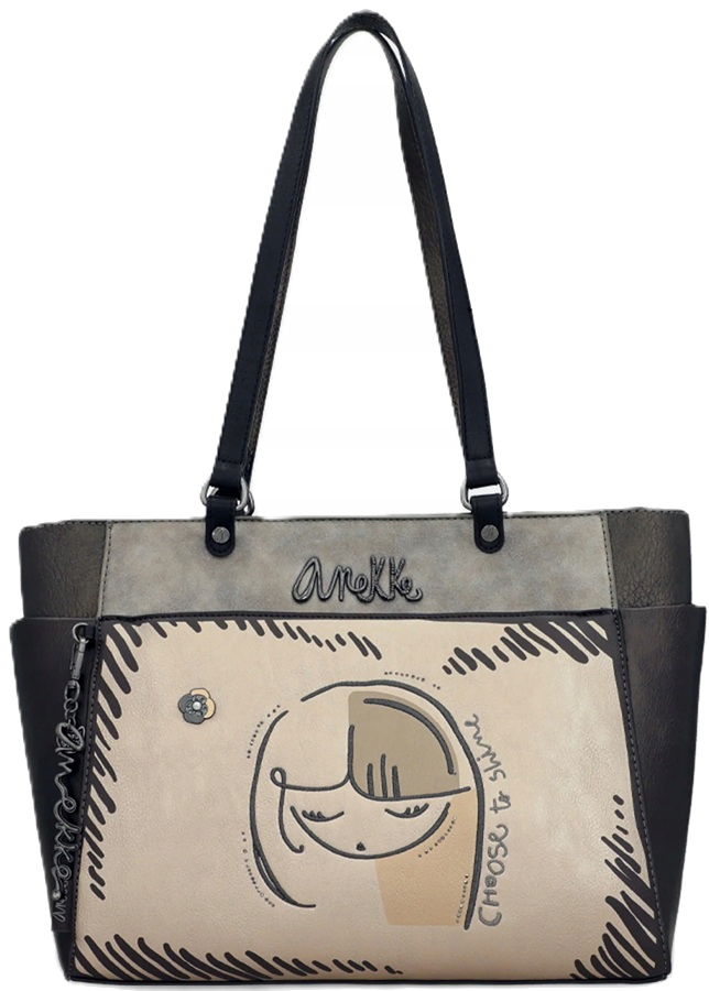 Anekke 'Mademoiselle' Shoppertasche beige