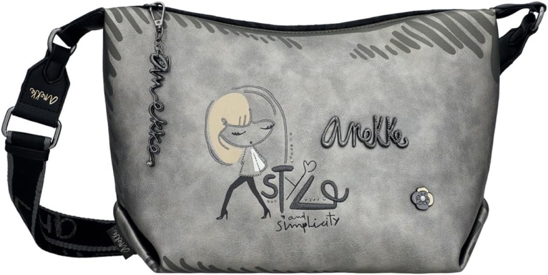 Anekke 'Mademoiselle' Damenschultertasche braun