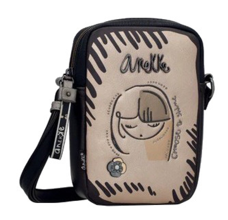 Anekke 'Mademoiselle' Damenschutertasche beige