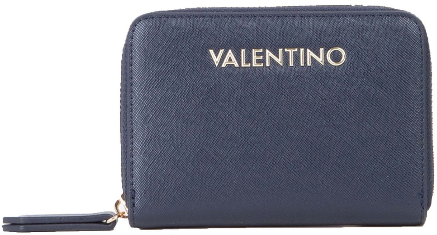 Valentino 'Zero Re' zip around wallet blu notte