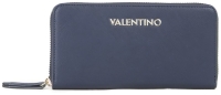 Valentino 'Zero Re' zip around wallet blu notte