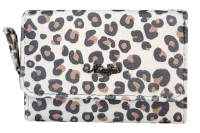 New Design Börse aus Spinnstoff beige leo