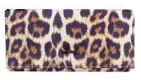 New Design Langbörse aus Spinnstoff creme leo