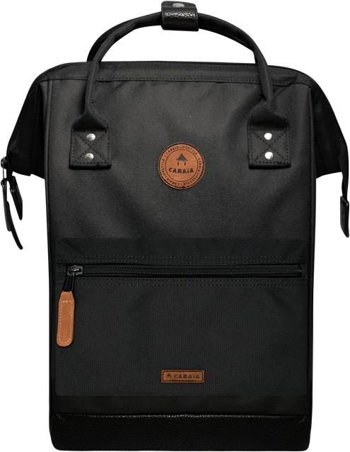 Cabaia 'Adventurer' Berlin Rucksack M mit Vortasche wechselbar black 