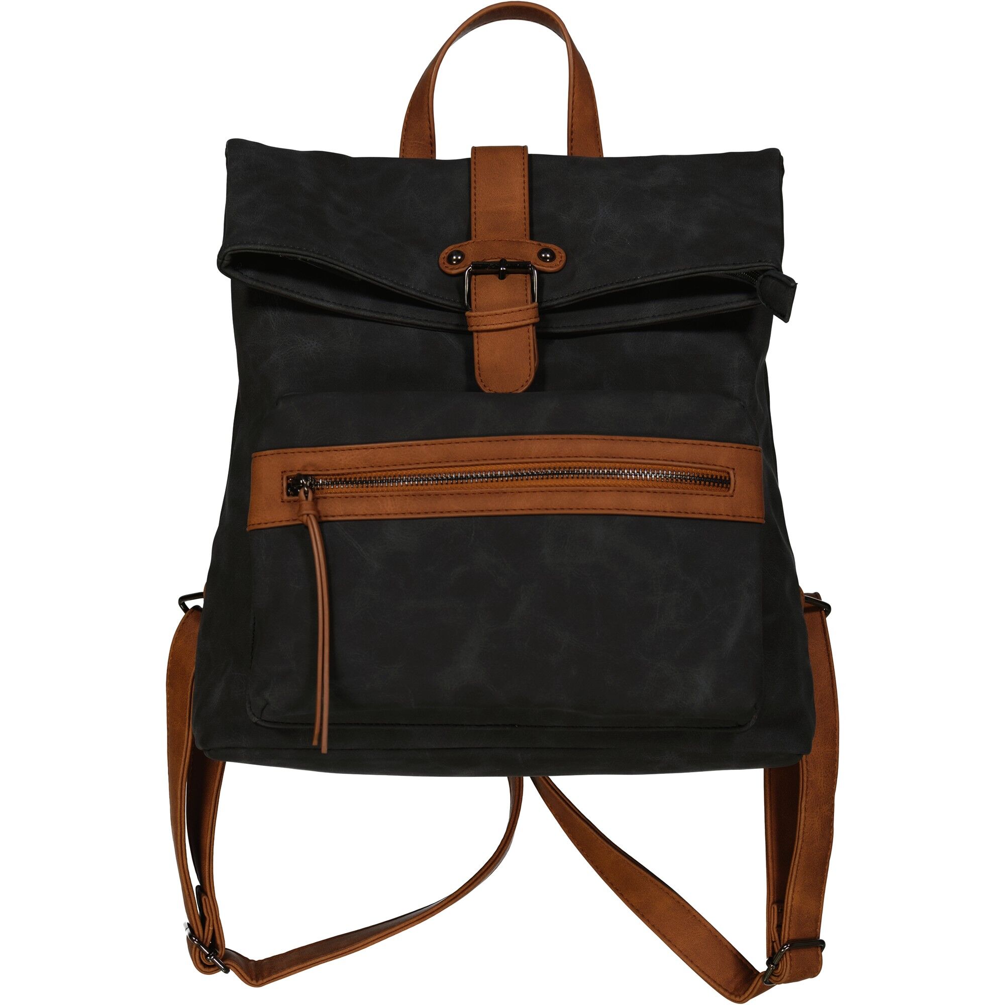 Dernier Rucksack aus PU Black Cogan