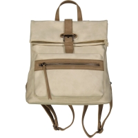 Dernier Rucksack aus PU Owhite Taupe