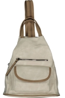 Dernier Rucksack aus PU Owhite Taupe