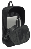 Adidas 'Linear Backpack' Freizeitrucksack schwarz/weiß