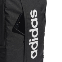 Adidas 'Linear Backpack' Freizeitrucksack schwarz/weiß
