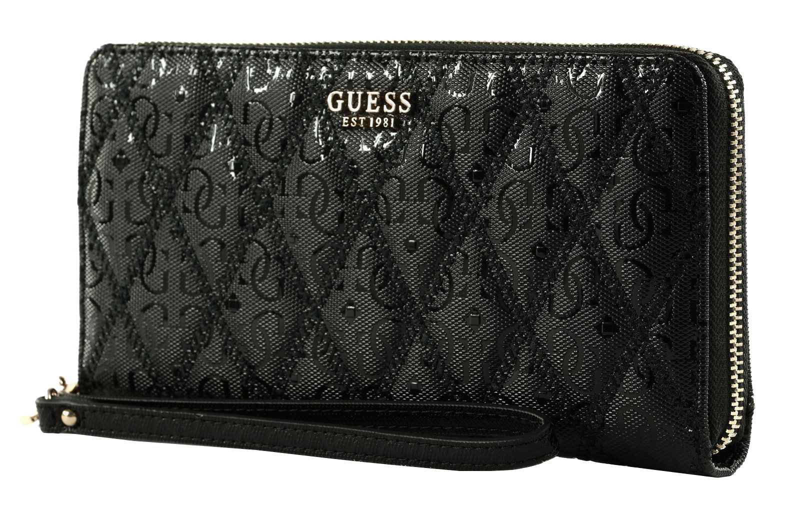 Guess 'Idra'SLG large zip around Geldbörse schwarz