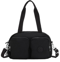 Kipling 'COOL DEFEA ' Signature Emb Umhängetasche Black Noir