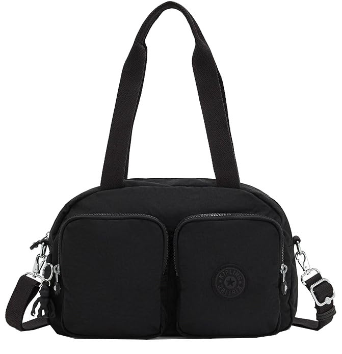 Kipling 'COOL DEFEA ' Signature Emb Umhängetasche Black Noir