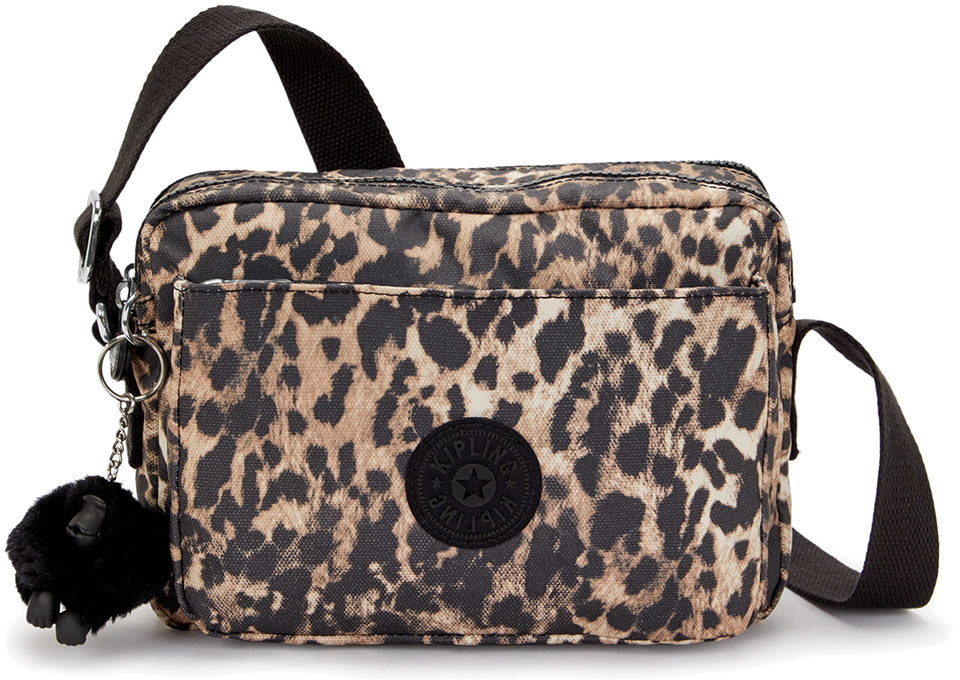 Kipling 'ABANU M PRT AC ' Umhängetasche Wild Leopard