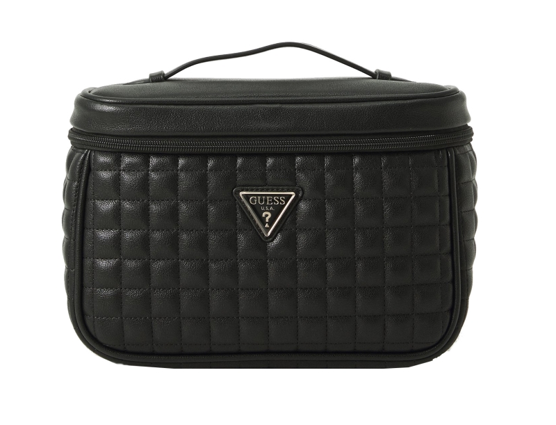 Guess 'Nadira' Toiletry Train Case black