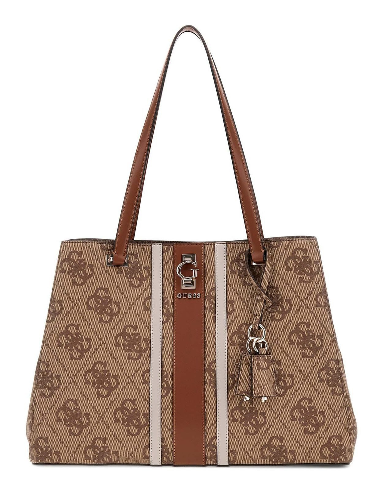 Guess 'Erenia' Shopper Damentasche latte logo braun