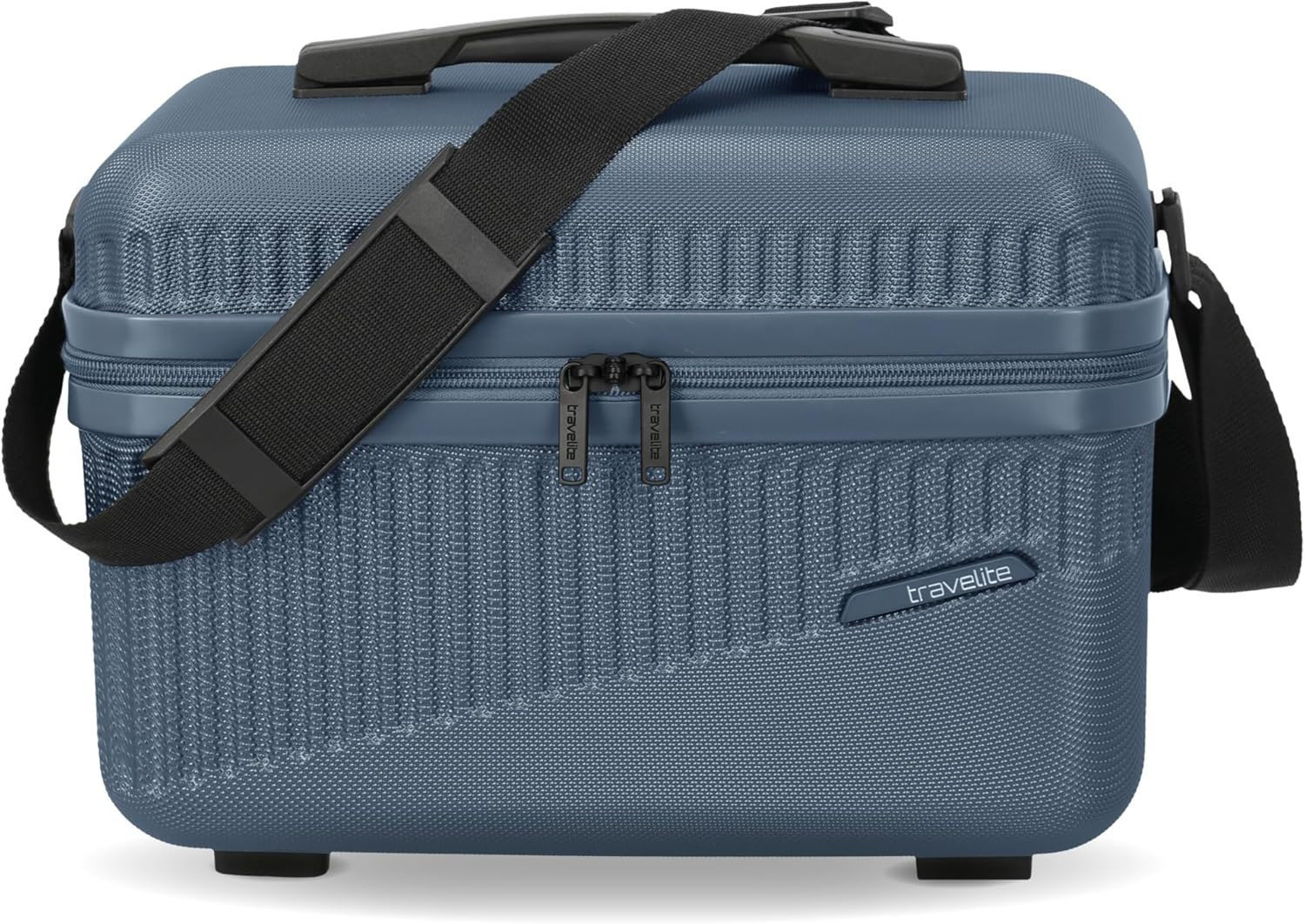 Travelite Beautycase 'Bali' Hartschale aufsteckbar leicht und stabil 17l 1,1kg blau