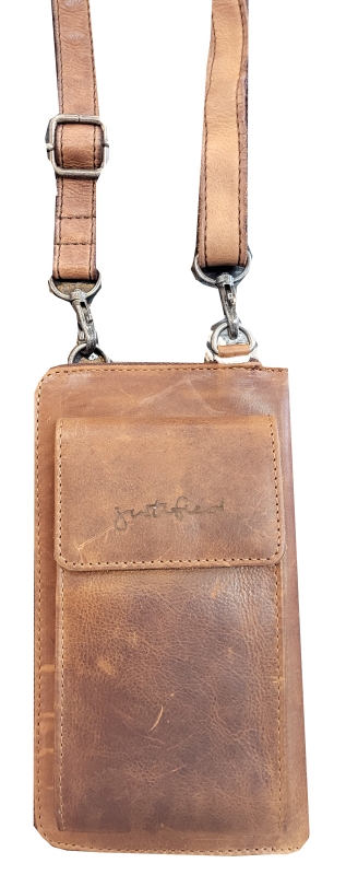 justifiedbags Nynke -Wallet Handy-/Börsentasche brown