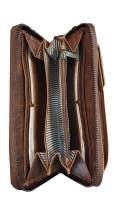 justifiedbags Nynke -Wallet Handy-/Börsentasche brown