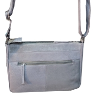 leather bags 'Penelope' Schultertasche S Antracite