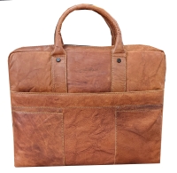 Business 'NIKA' Schultertasche Cognac