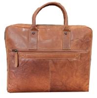 Business 'NIKA' Schultertasche Cognac