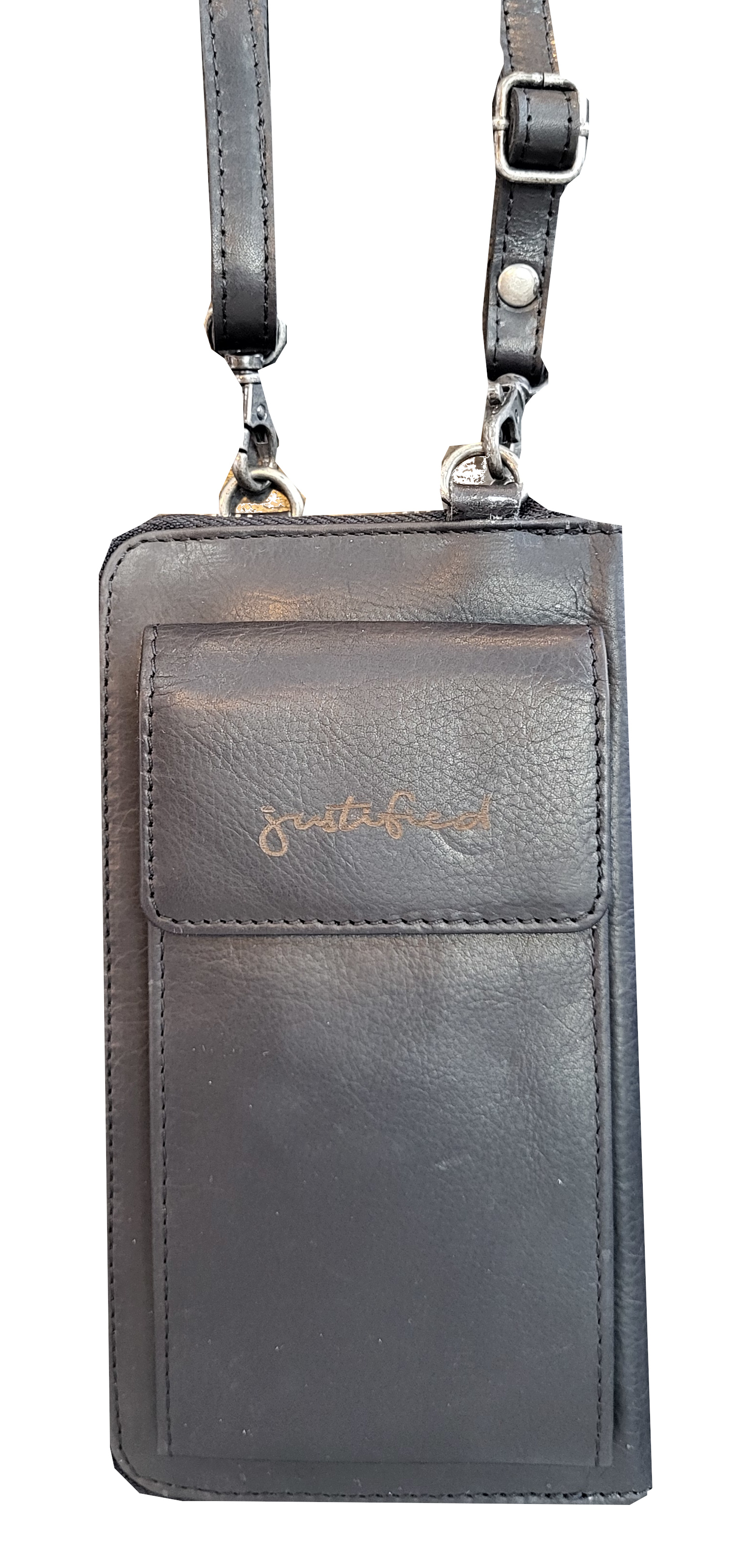 justifiedbags Nynke -Wallet Handy-/Börsentasche schwarz