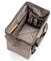 Reisenthel 'Allrounder M' Reisetasche 18L Herringbone Mokka