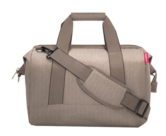 Reisenthel 'Allrounder M' Reisetasche 18L Herringbone Mokka