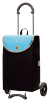 Andersen 'Lova' Scala Shopper Tragkraft bis 40kg, 44 Liter Inhalt schwarz/hellblau