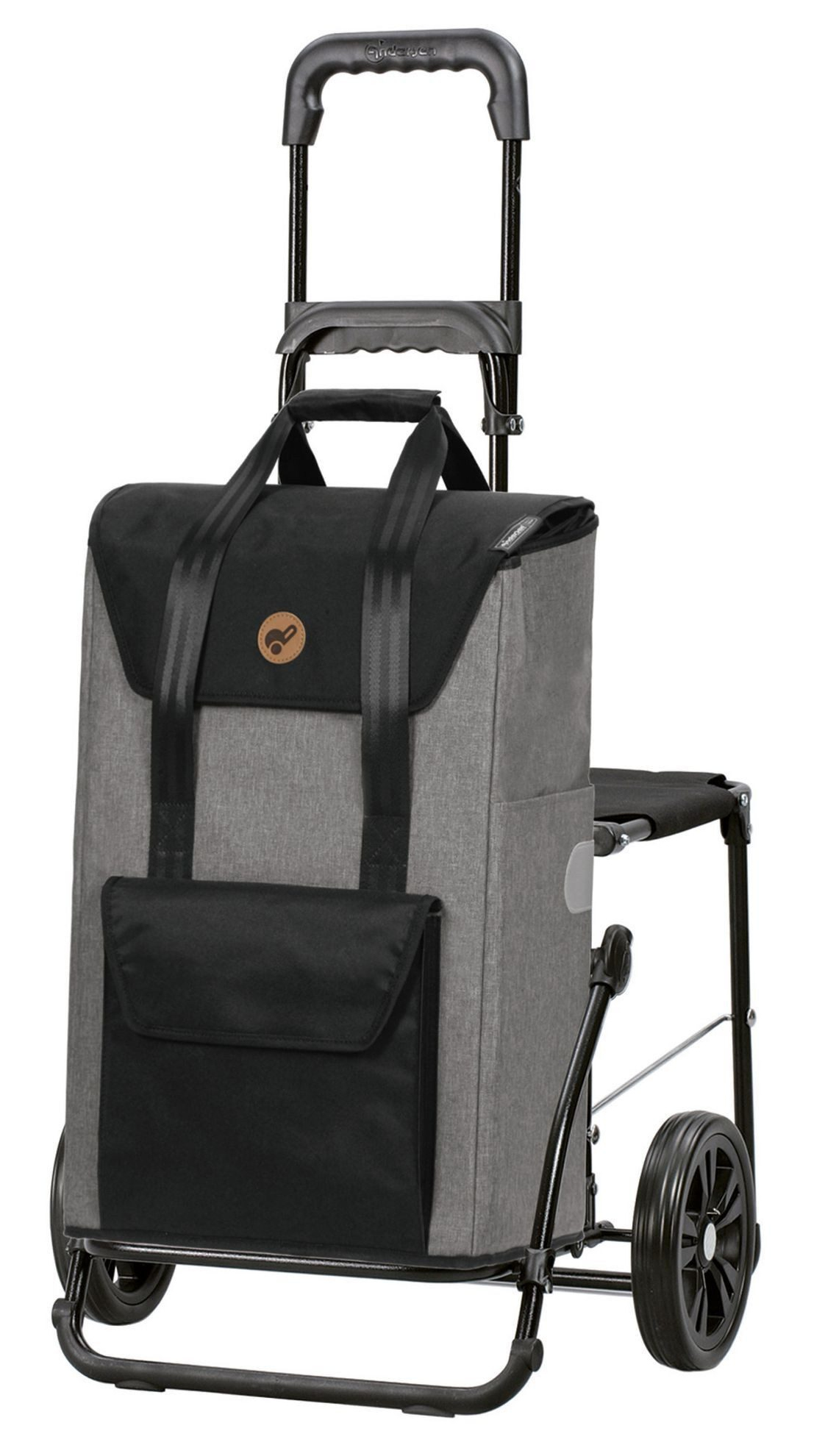 Andersen 'Senta' Royal Shopper Tragkraft 50kg Schwarz/Grau