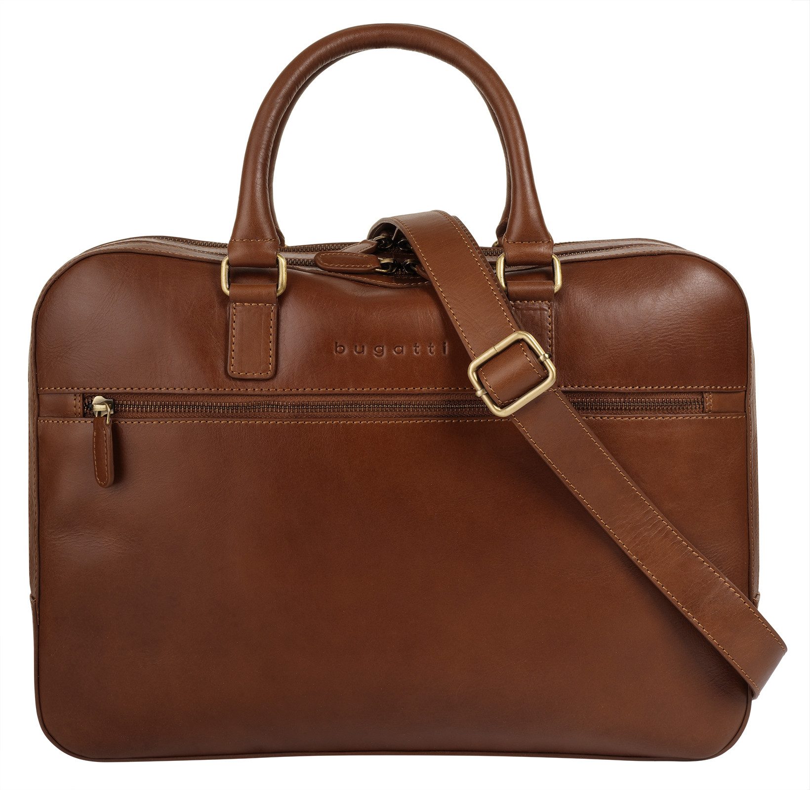 Bugatti 'Remo' Aktentasche cognac
