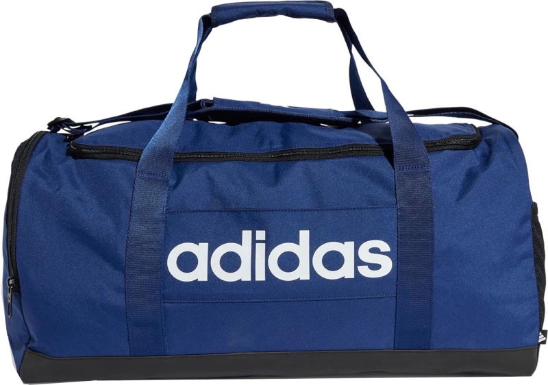 Adidas 'Linear Duffel M' Sporttasche dunkelblau/weiß