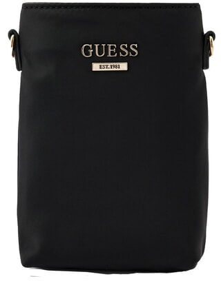 Guess 'Follie' Travel Chit Chat Handytasche Synthetik schwarz