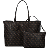 Guess 'Power Play II' Damen Bussinestasche brown logo