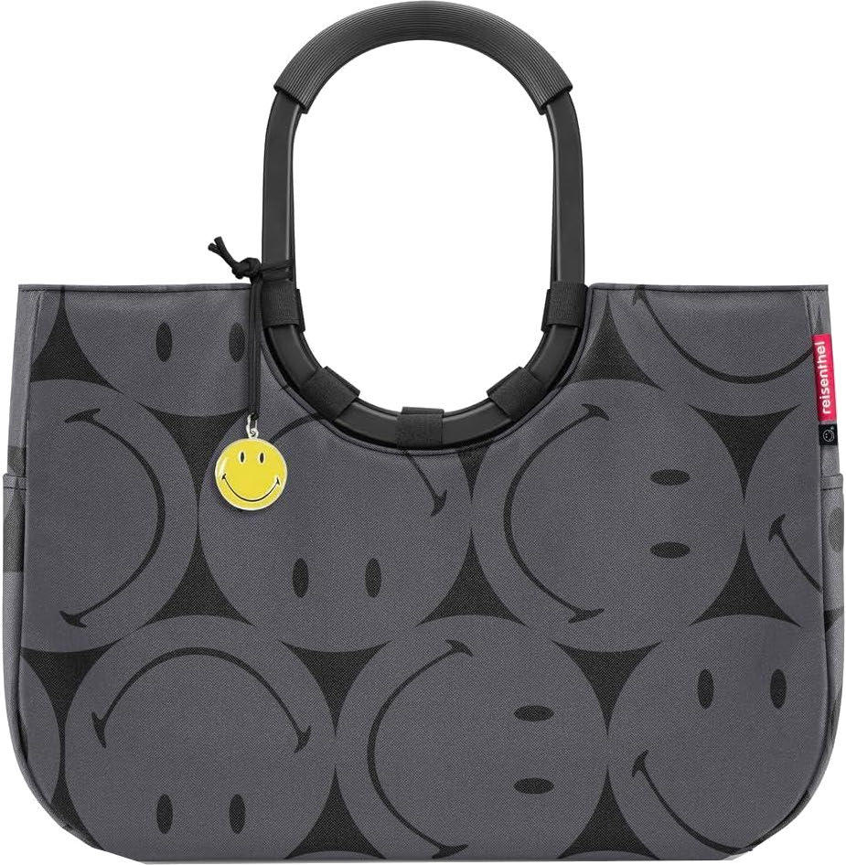 Reisenthel 'Loopshopper L' Shopper mit Alugriffen Smiley Grey