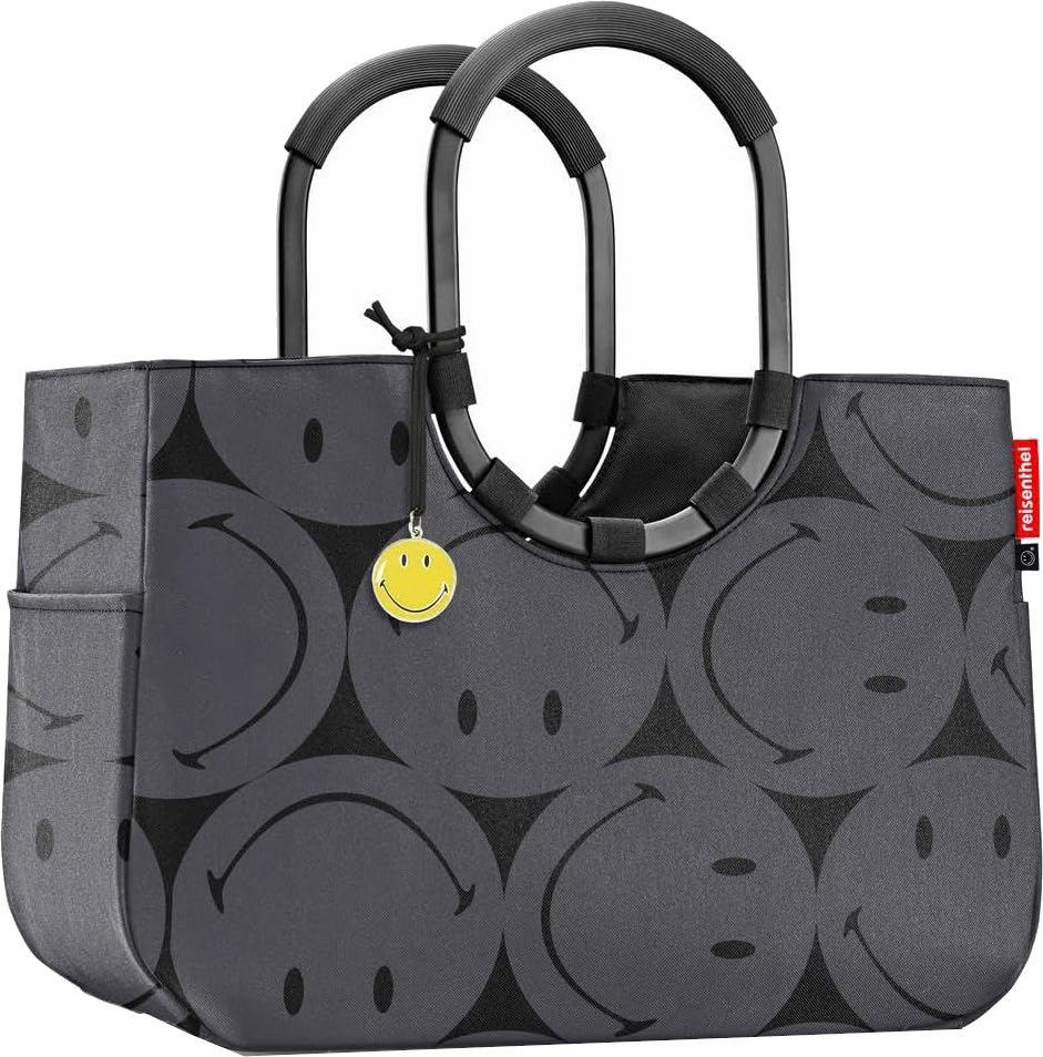 Reisenthel 'Loopshopper L' Shopper mit Alugriffen Smiley Grey