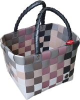 Witzgall 'ICE-BAG Flechttasche' Mini Kunststoff weiß/altrosa/taupe licht- und farbecht