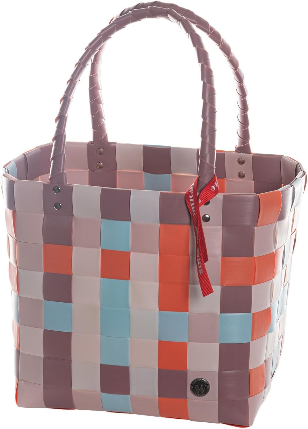 Witzgall 'ICE-BAG Flechttasche' Original Kunststoff beige/orange/türkis licht-und farbecht